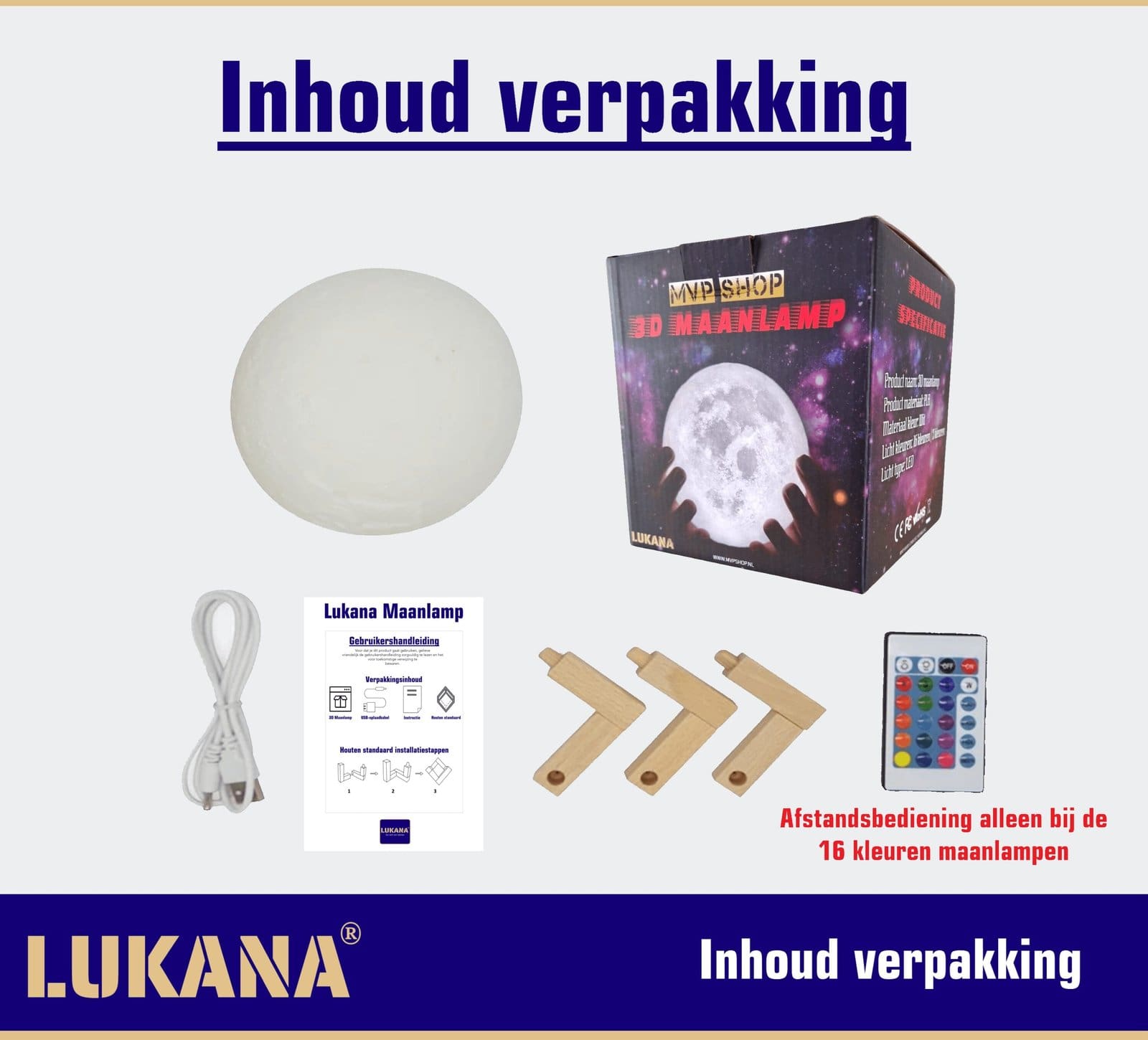 Gepersonaliseerde maanlamp cadeau