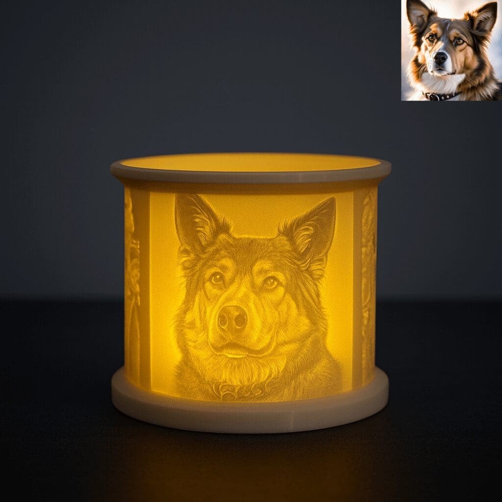 Gepersonaliseerde LED-Kaars Frame