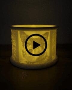 Gepersonaliseerde LED-Kaars Frame