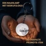Gepersonaliseerde Maanlamp Sleutelhanger